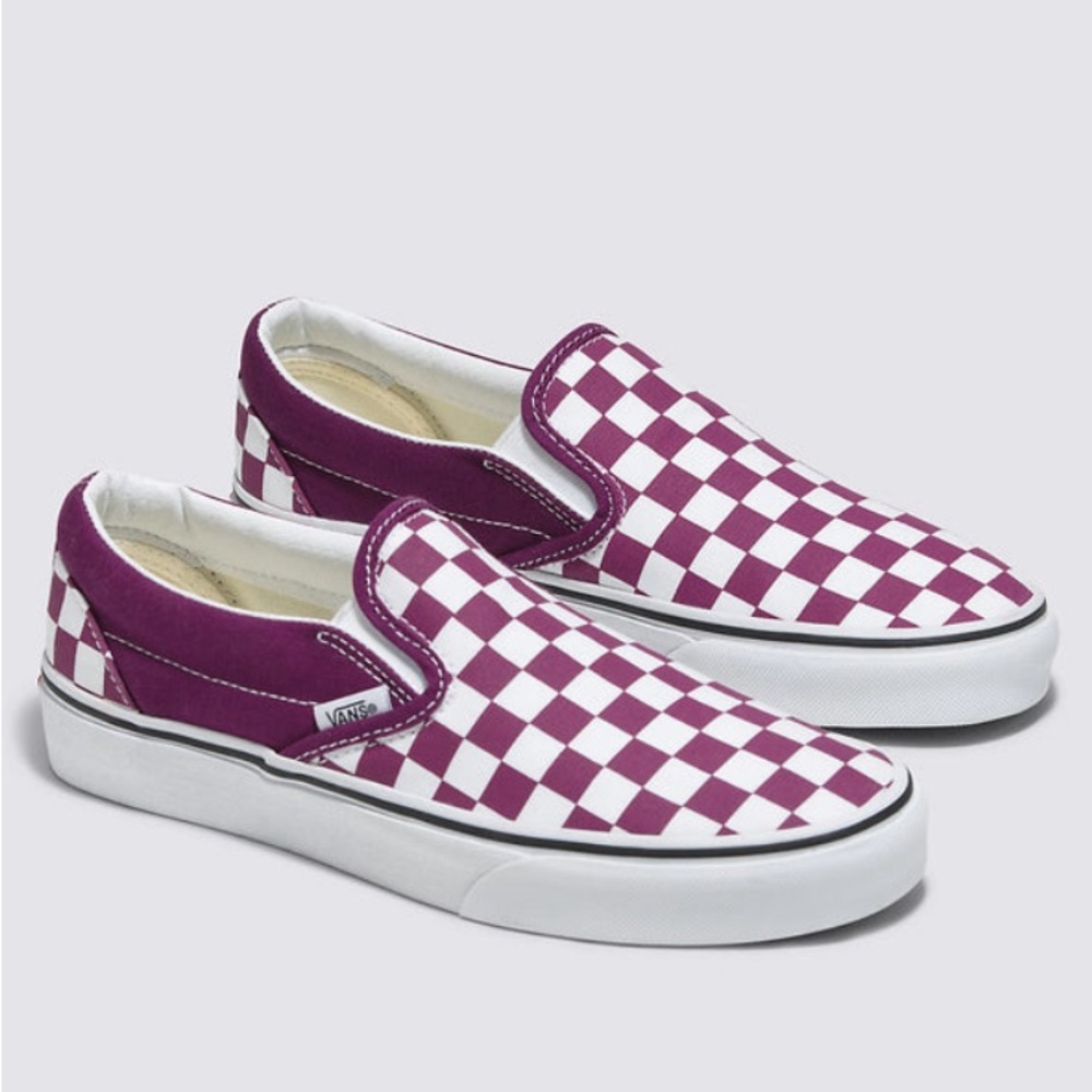 Vans Checkerboard Slip On Shoes (W 8)